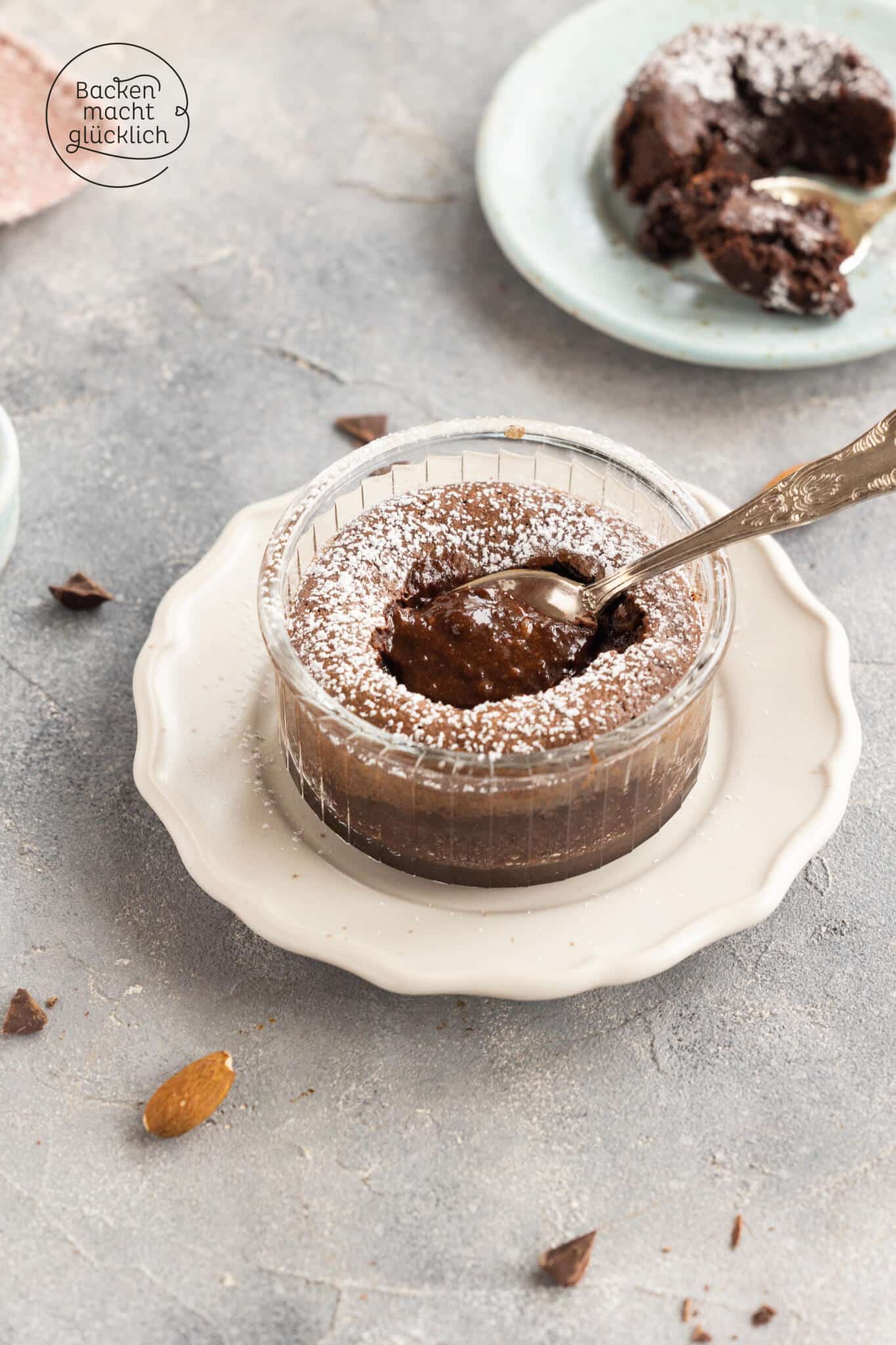 Zuckerfreier Lava Cake