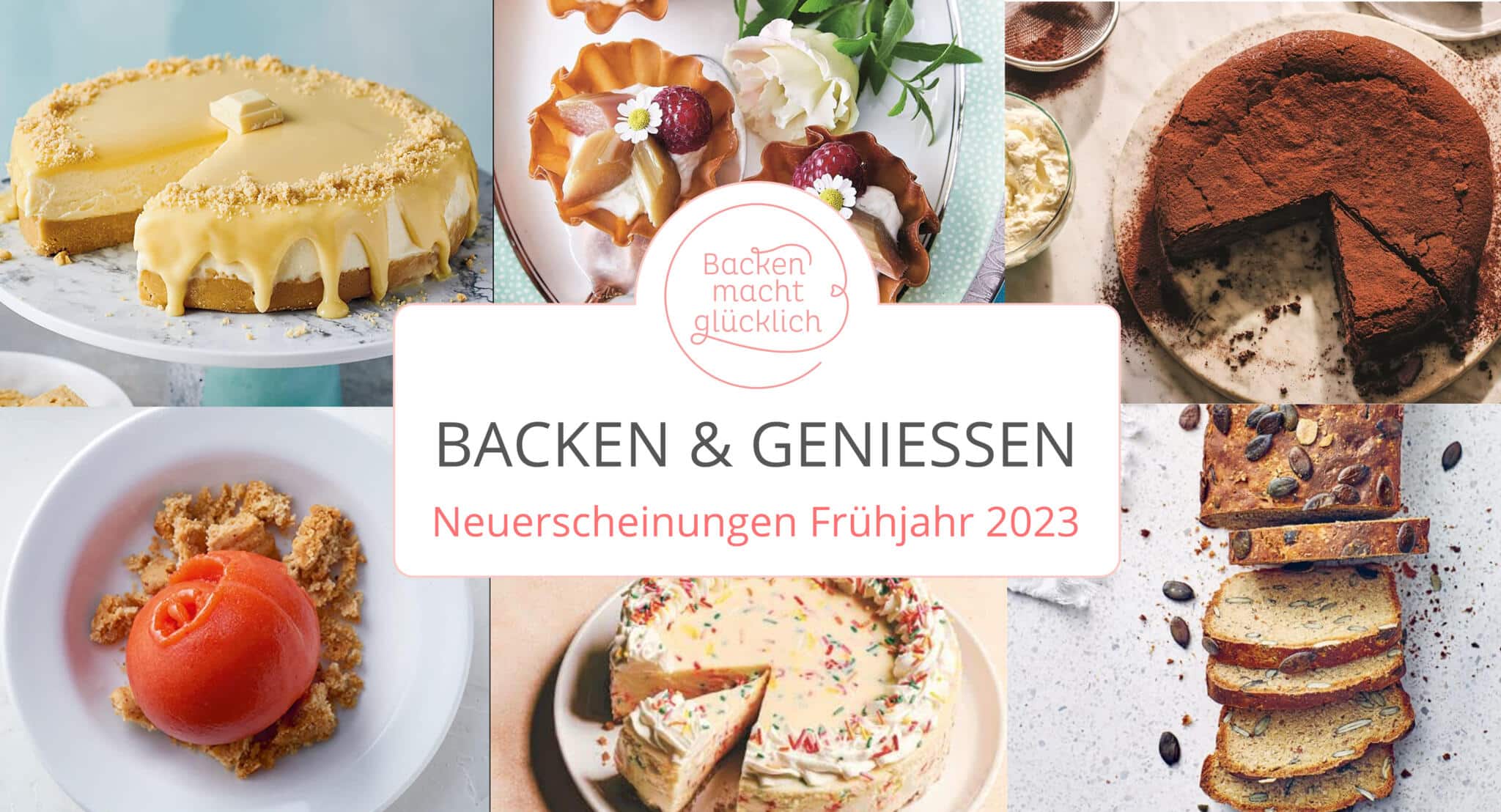 Lesegenuss: Neue Backbücher im Frühjahr 2023
