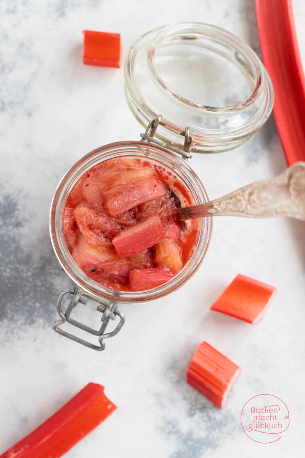 Rhabarberkompott | Backen macht glücklich Rhabarberkompott | Backen macht glücklich