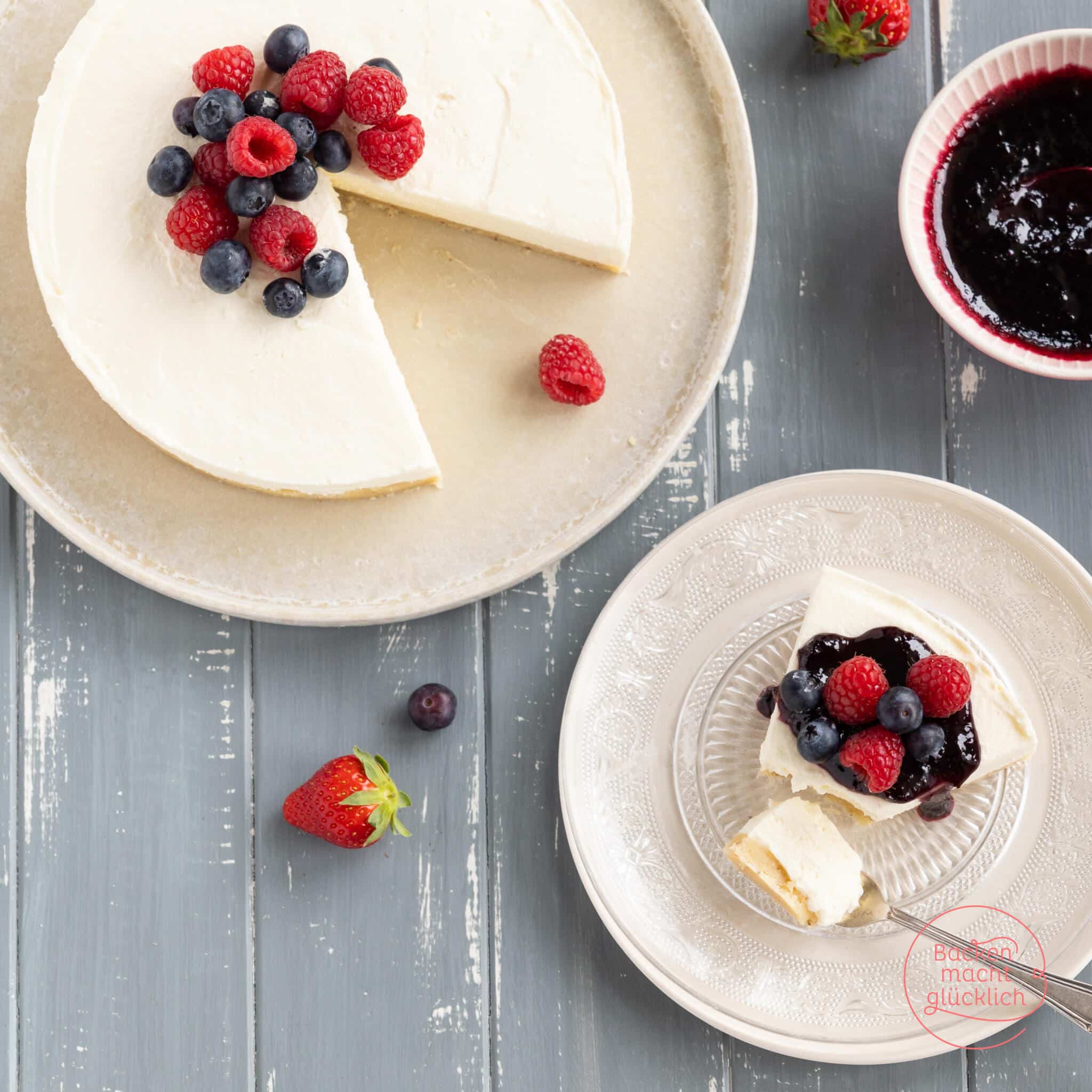 Philadelphia Torte Ohne Gelatine Und Ohne Götterspeise Low Carb Philadelphia Torte ohne Zucker