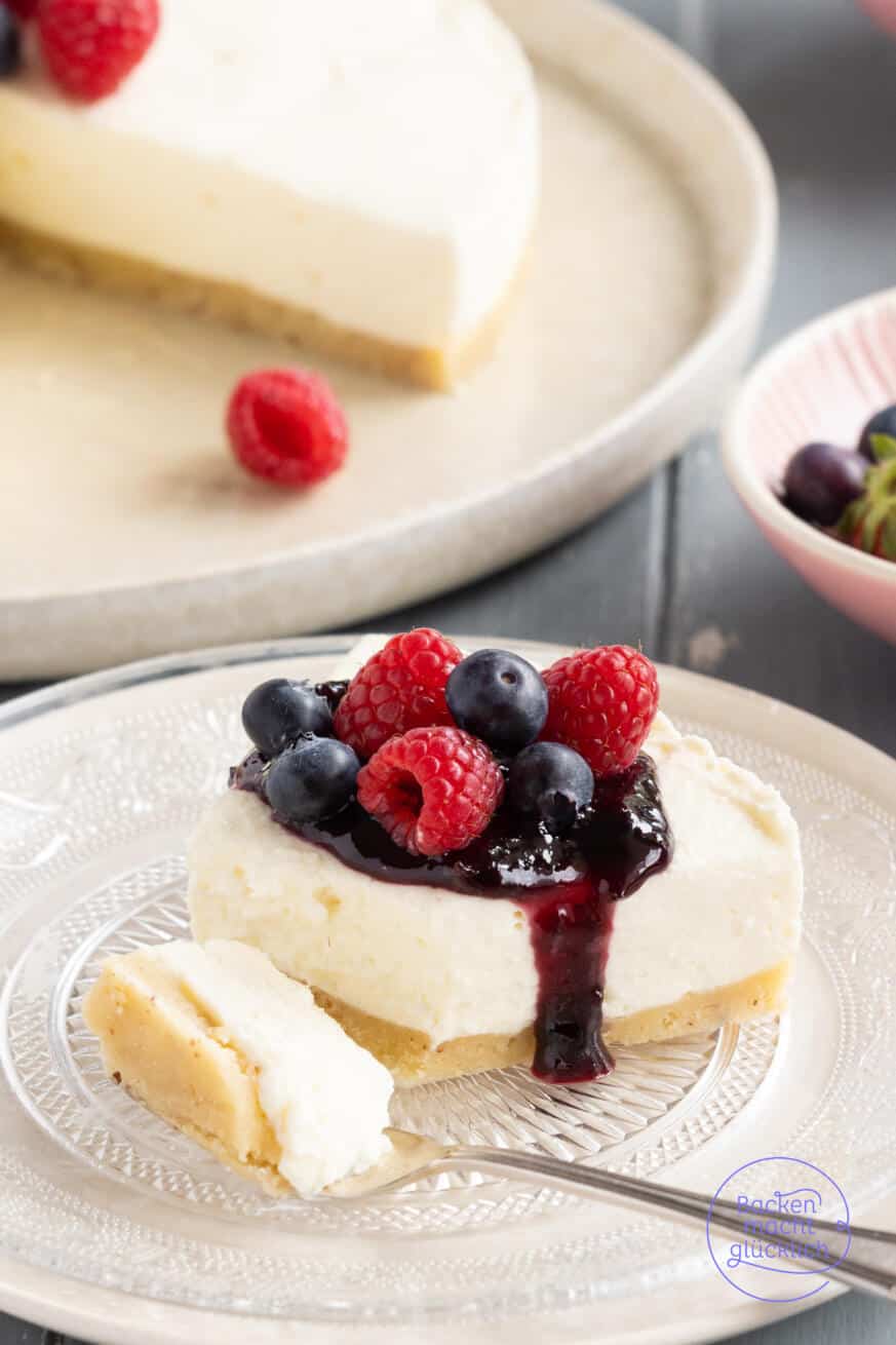 Philadelphia Torte Ohne Gelatine Und Ohne Götterspeise Low Carb Philadelphia Torte ohne Zucker