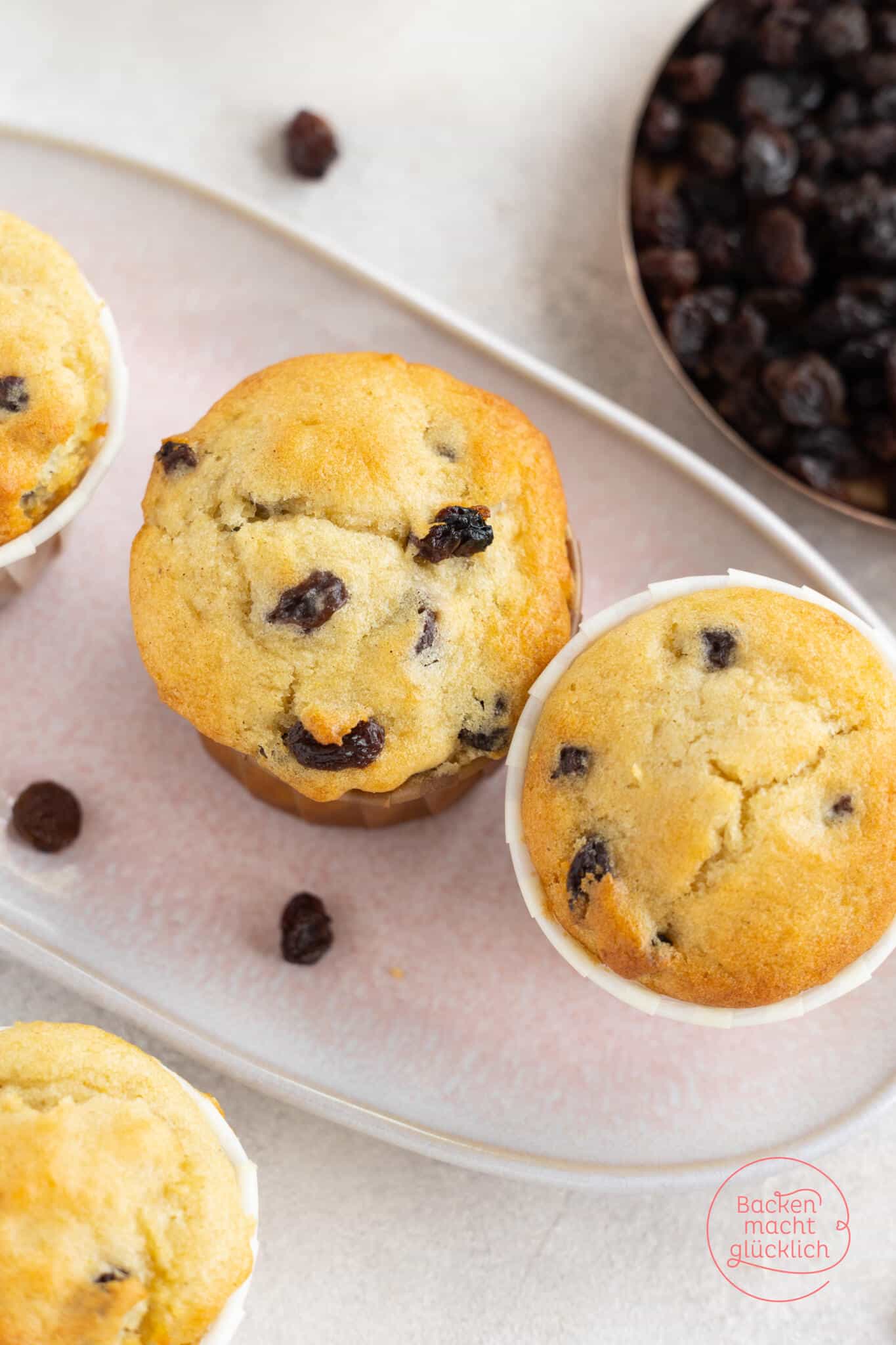 Rosinen-Joghurt-Muffins