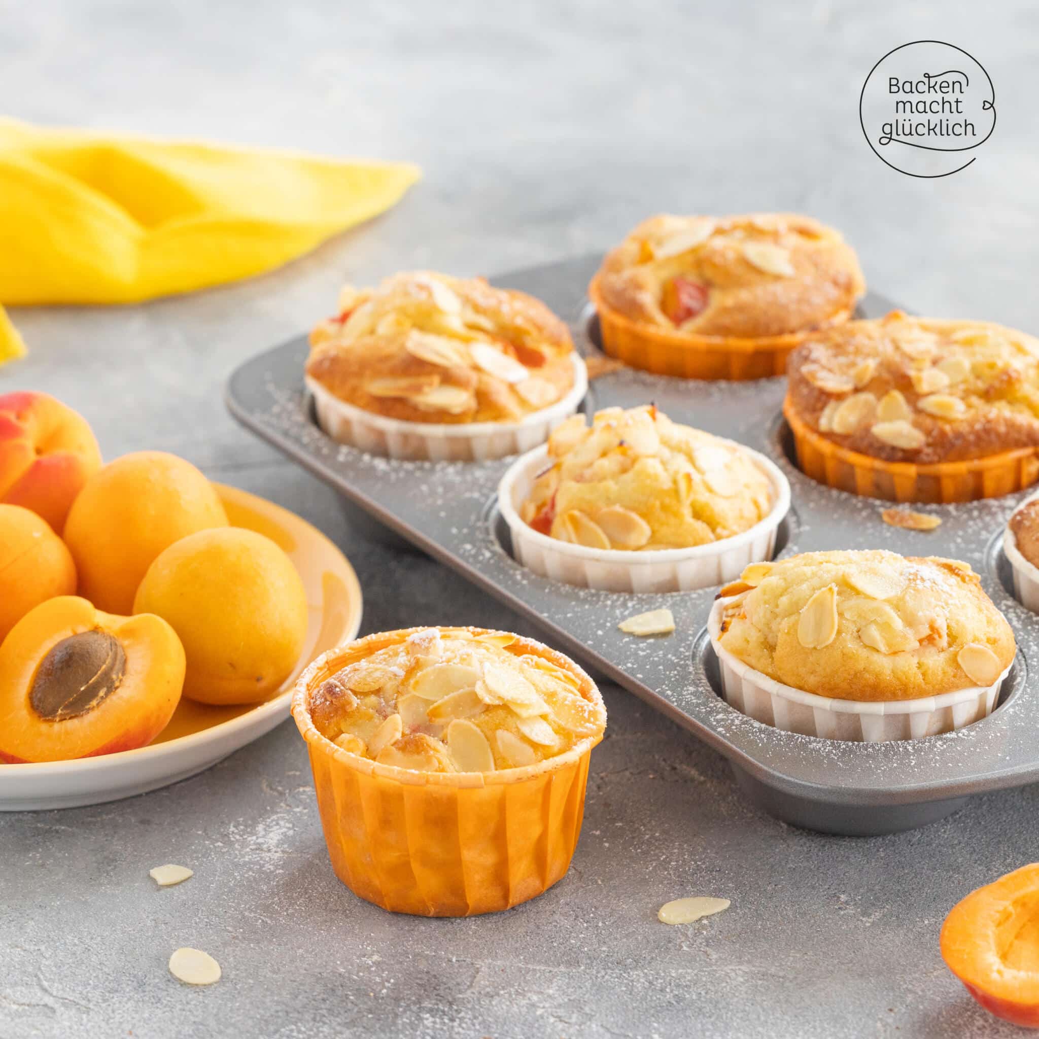 Aprikosen-Muffins | Backen macht glücklich