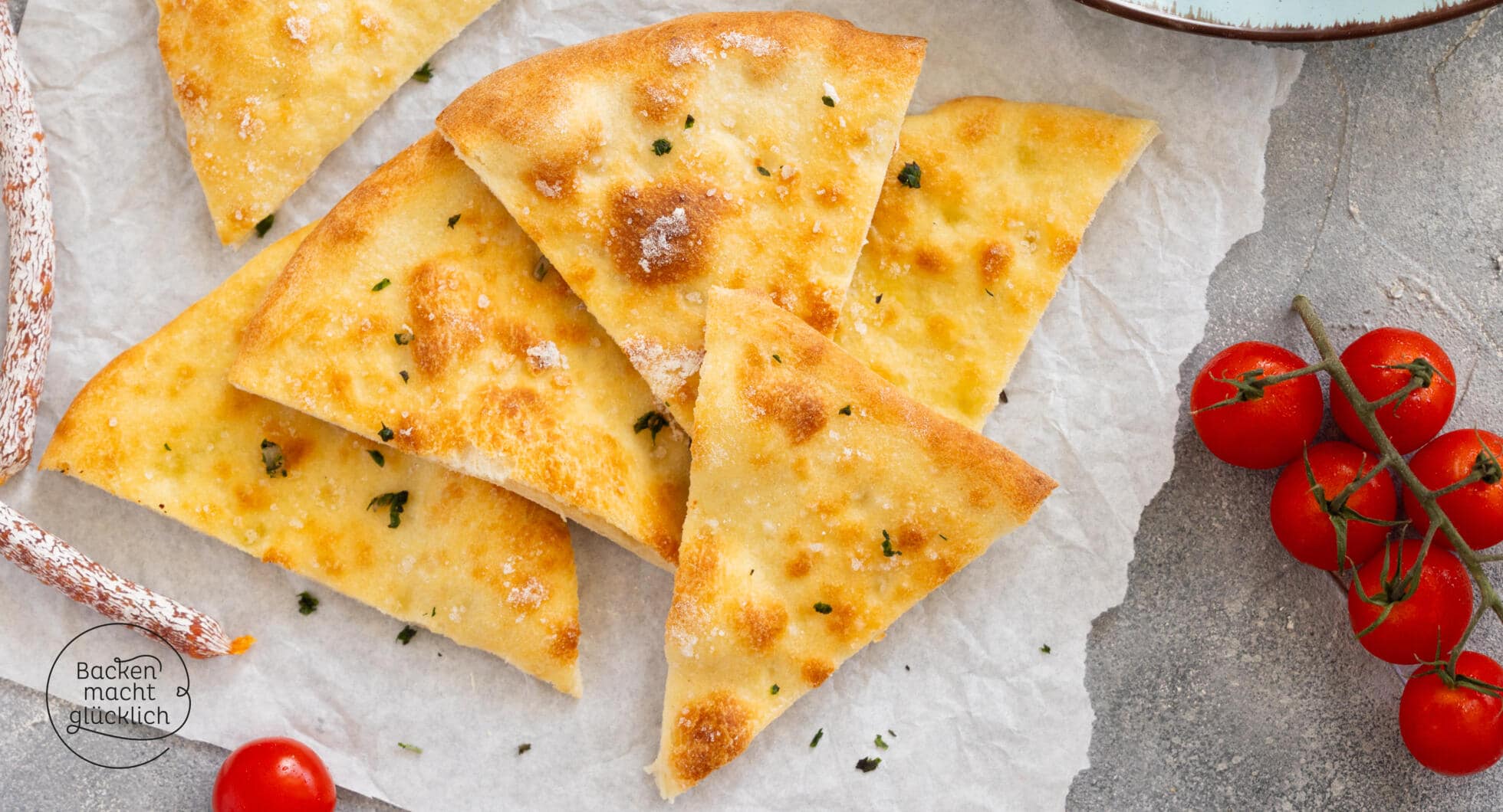 Pizzabrot | Backen macht glücklich