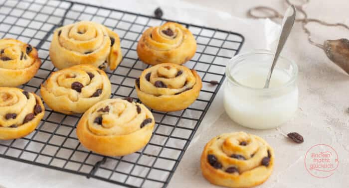 Rosinenschnecken | Backen macht glücklich