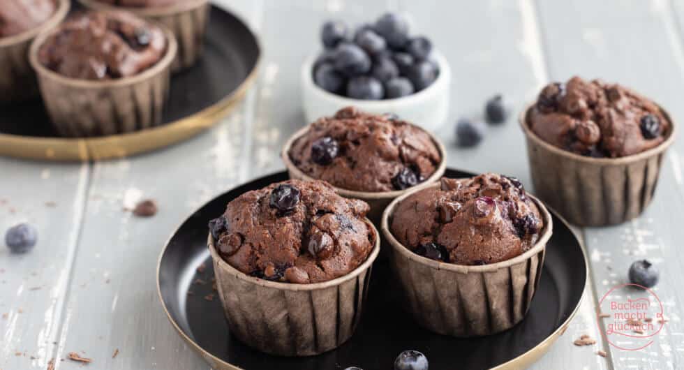 Heidelbeer-Schokomuffins