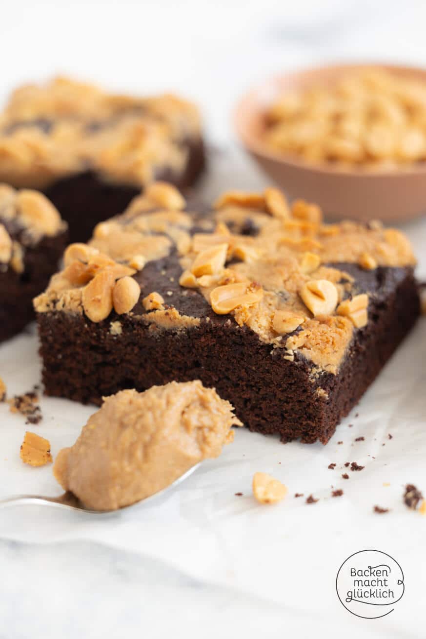 Erdnussbutter-Brownies | Backen macht glücklich Erdnussbutter-Brownies | Backen macht glücklich