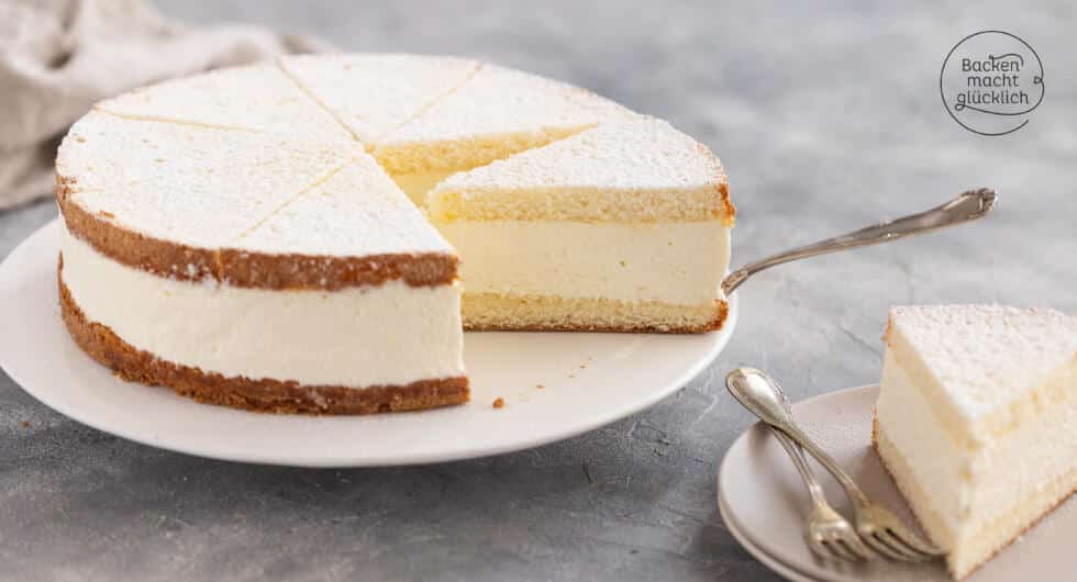 klassische Käse-Sahne-Torte