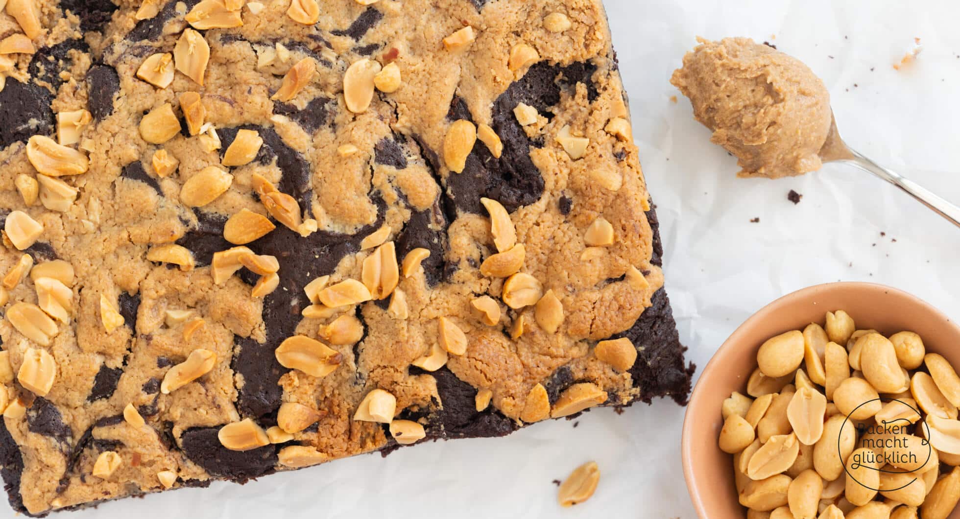 Erdnussbutter-Brownies | Backen macht glücklich Erdnussbutter-Brownies | Backen macht glücklich