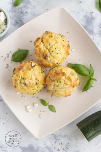 pikante Zucchinimuffins