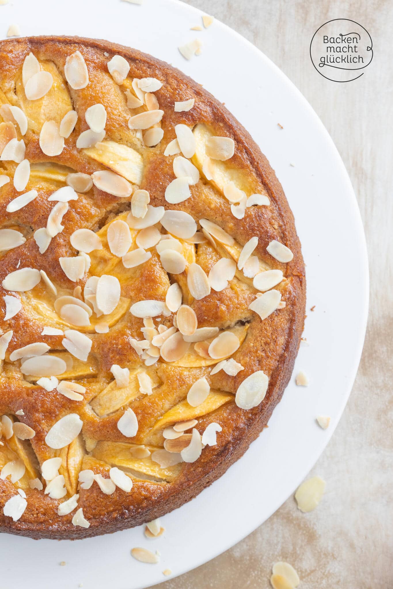 veganer Apfelkuchen Springform