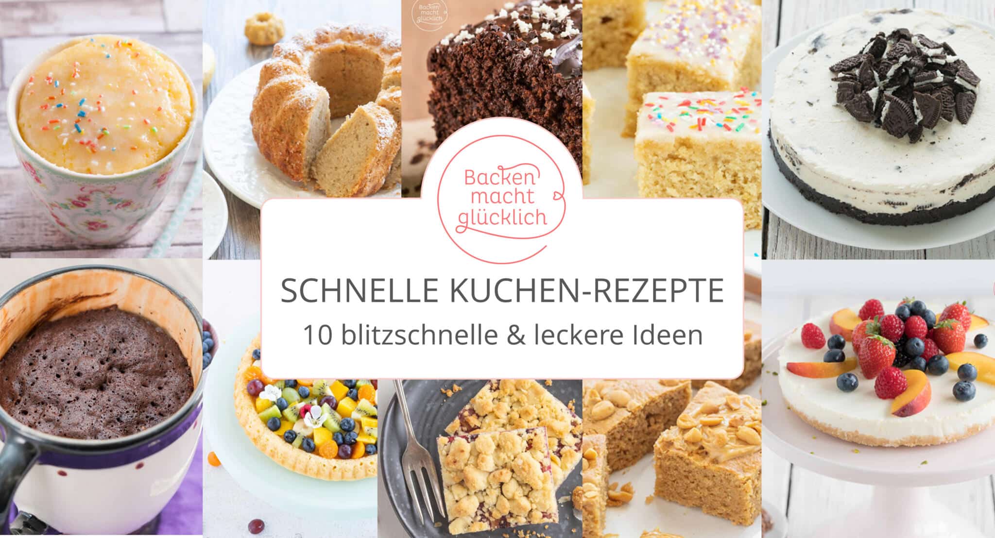 Schnelle Kuchen-Rezepte: Meine 10 besten Ideen