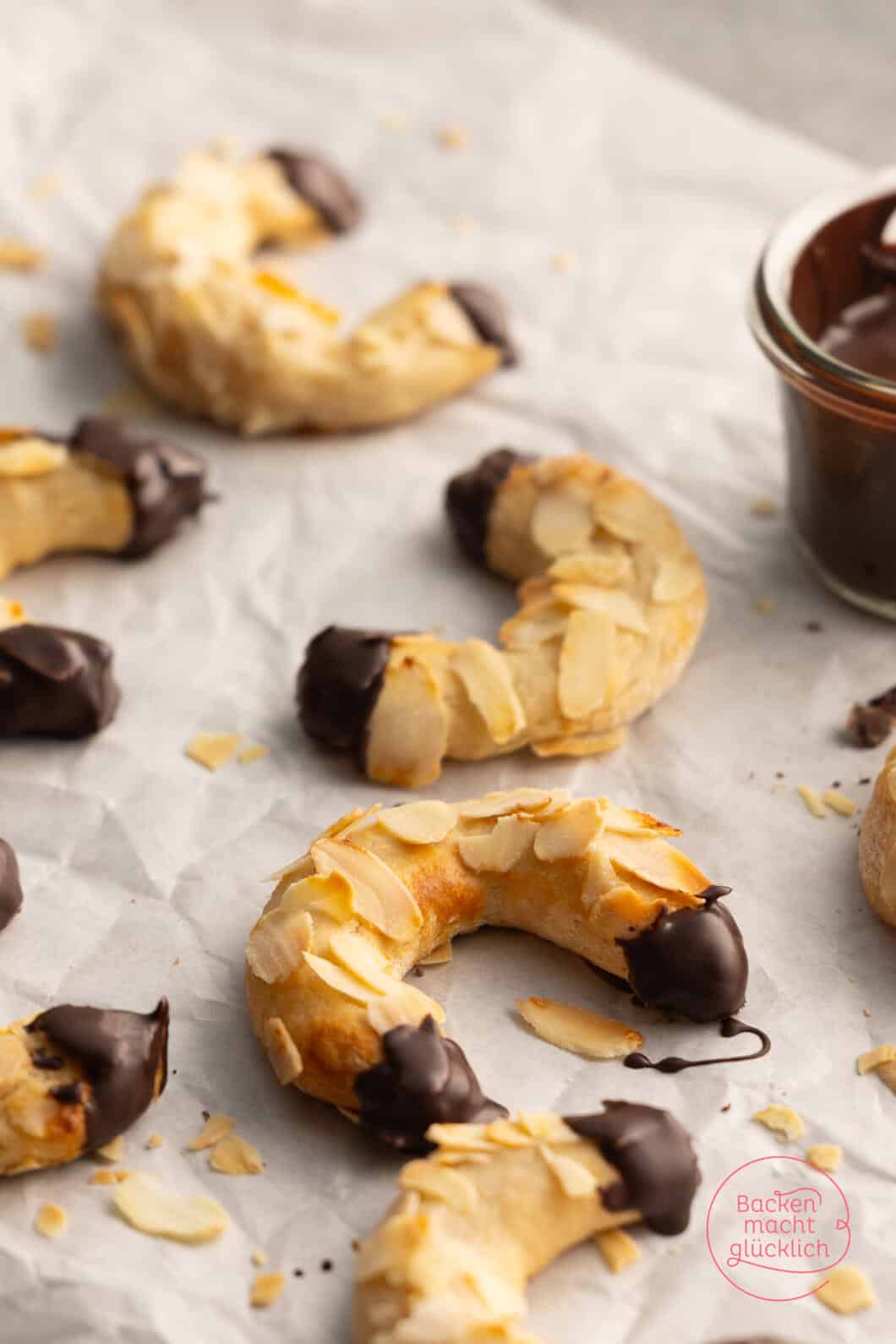 Mandelhörnchen | Backen macht glücklich