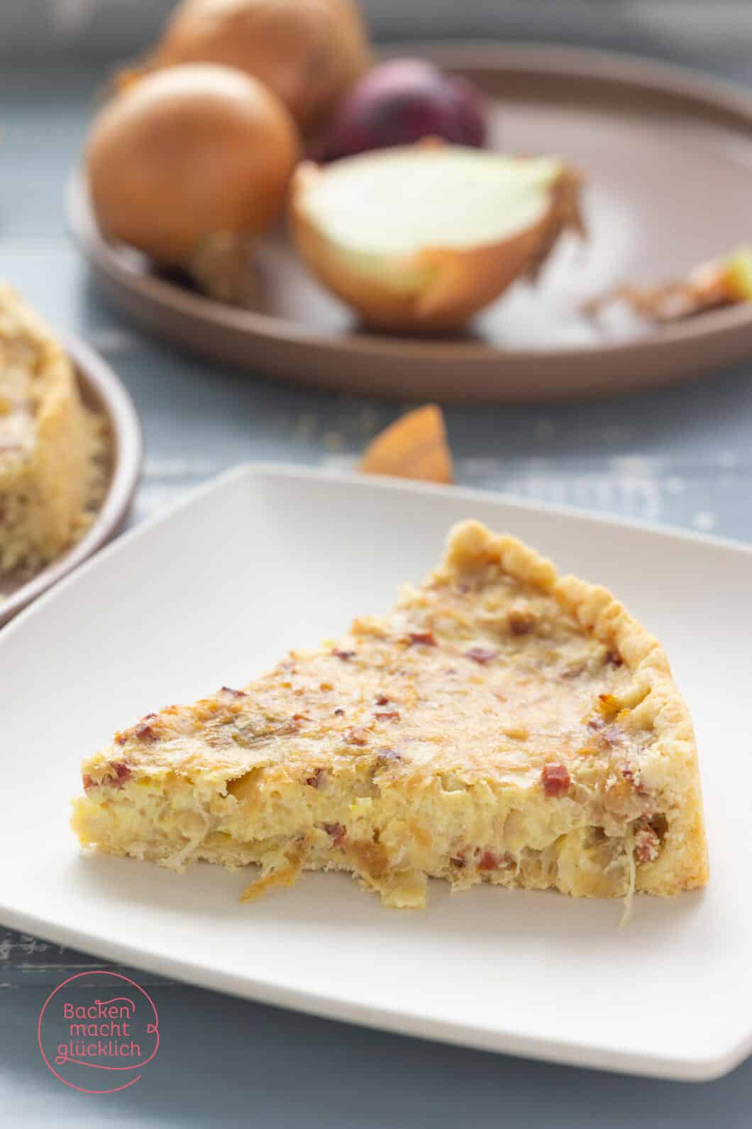 Veganer Zwiebelkuchen | Backen macht glücklich Veganer Zwiebelkuchen | Backen macht glücklich