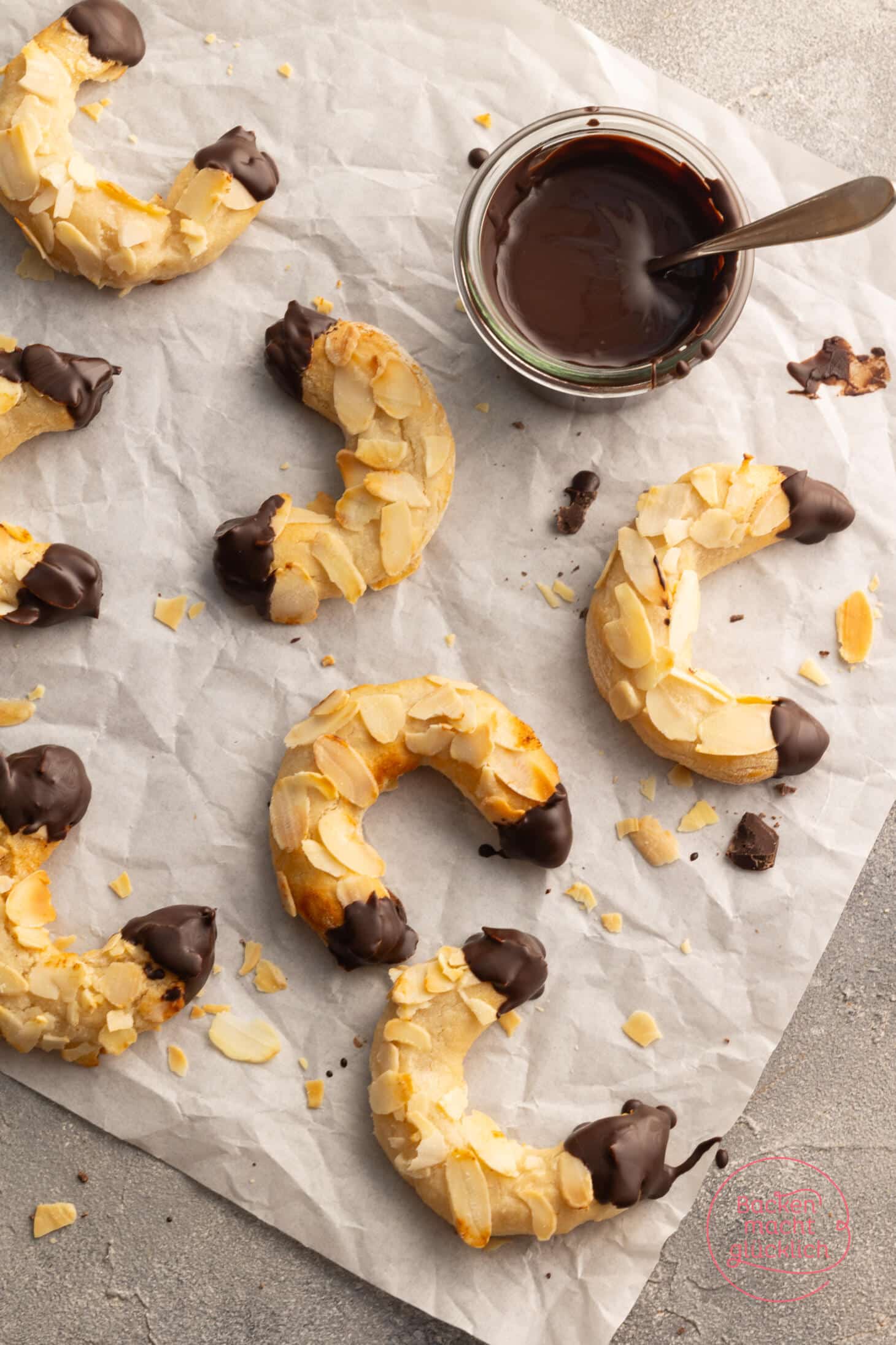 Mandelhörnchen | Backen macht glücklich