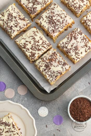 Schokostreusel-Blechkuchen