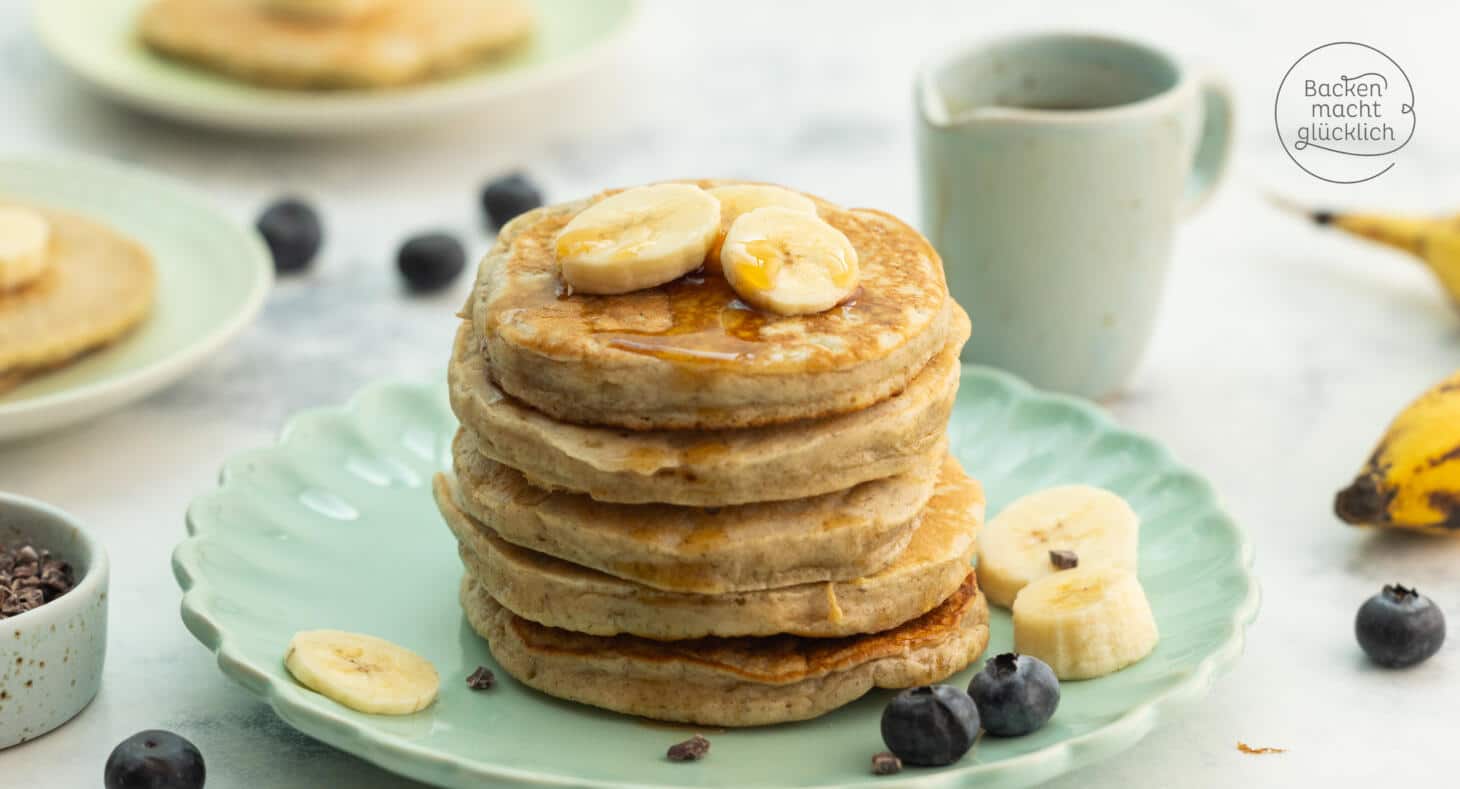 Bananen-Pancakes | Backen macht glücklich Bananen-Pancakes | Backen macht glücklich