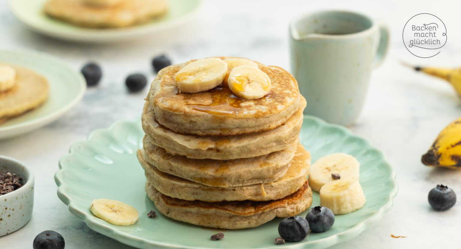 Bananen-Pancakes | Backen macht glücklich