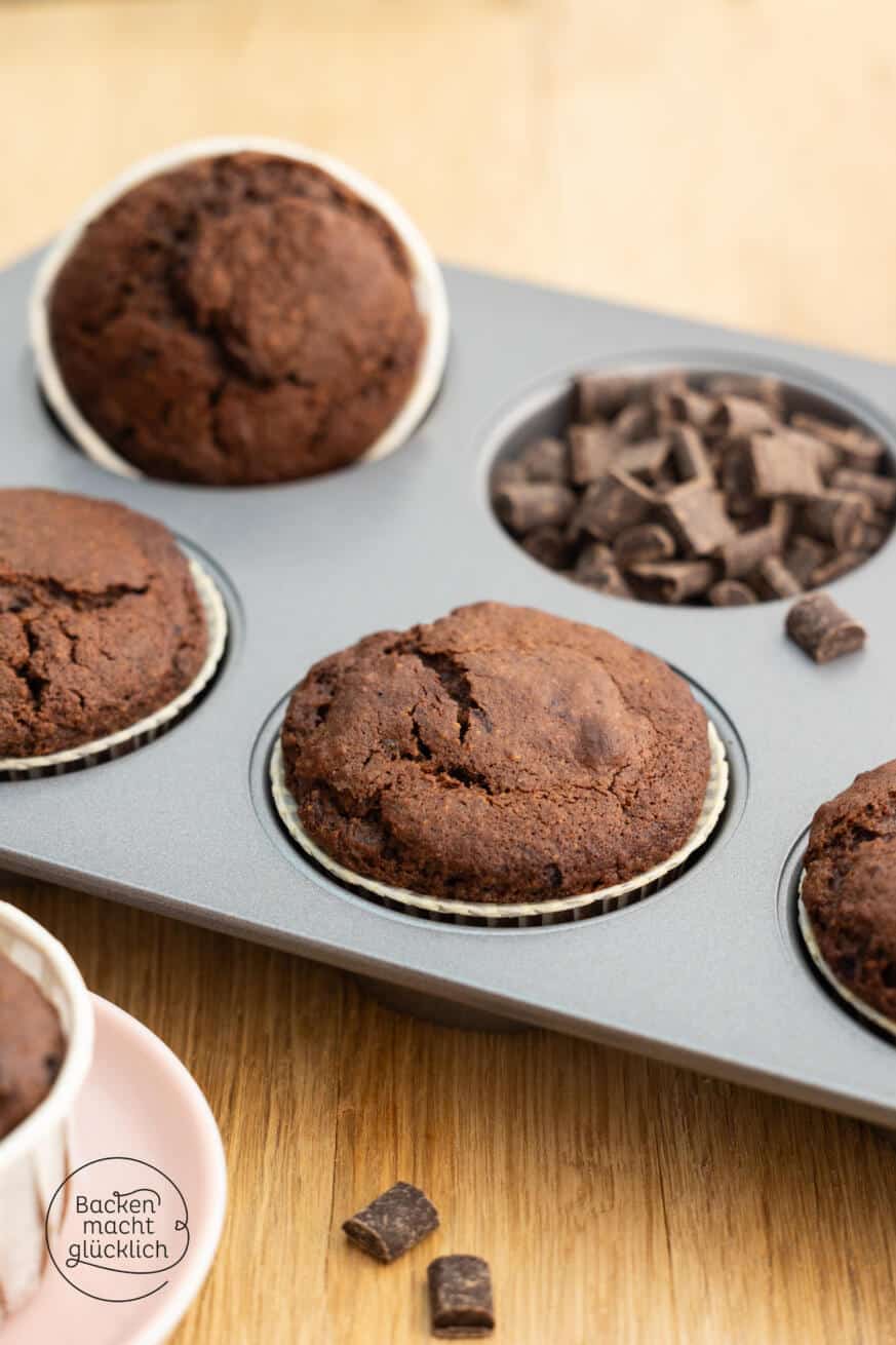 Glutenfreie Schokomuffins | Backen macht glücklich