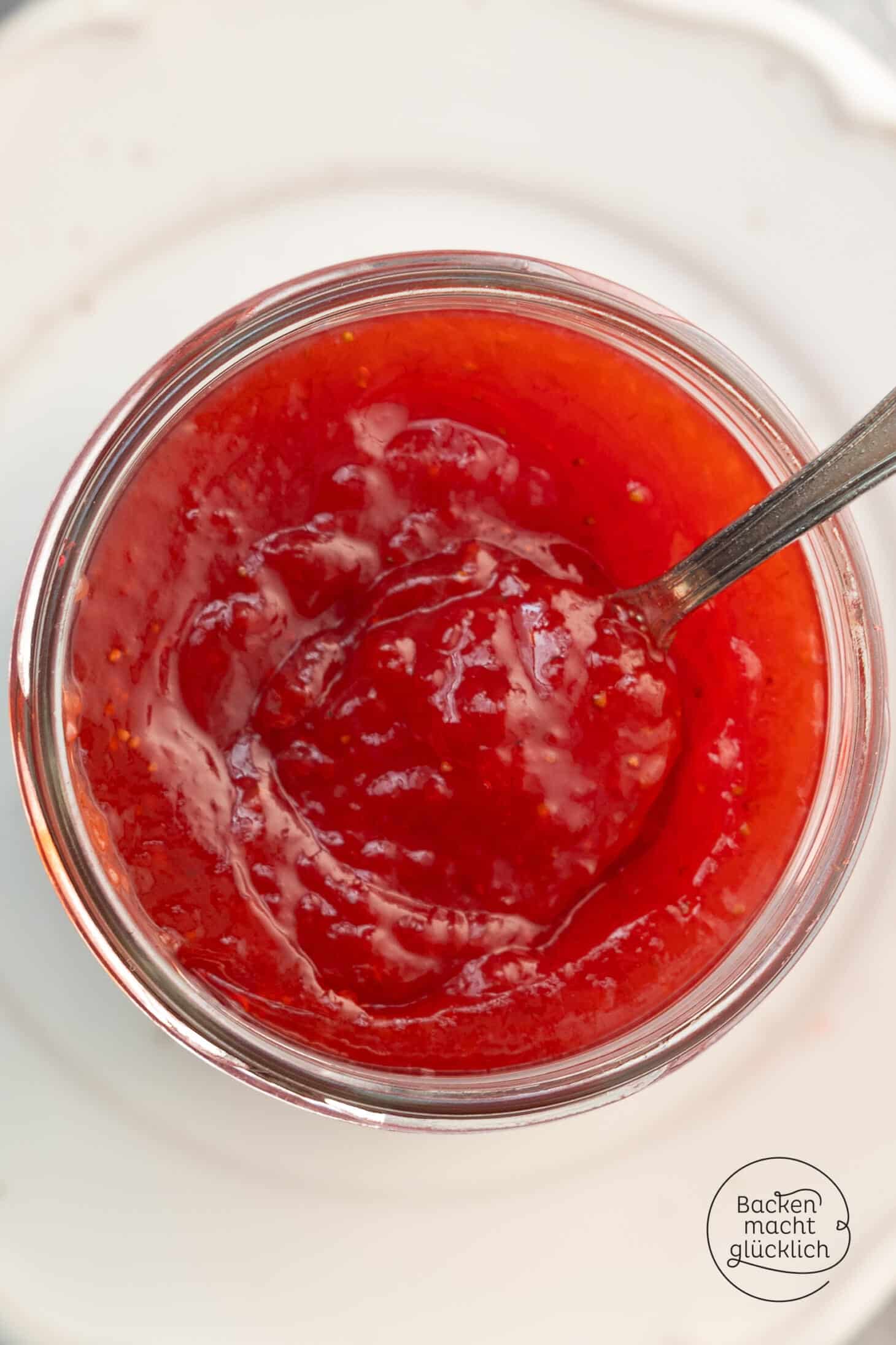 Erdbeermarmelade Rezept | Backen macht glücklich