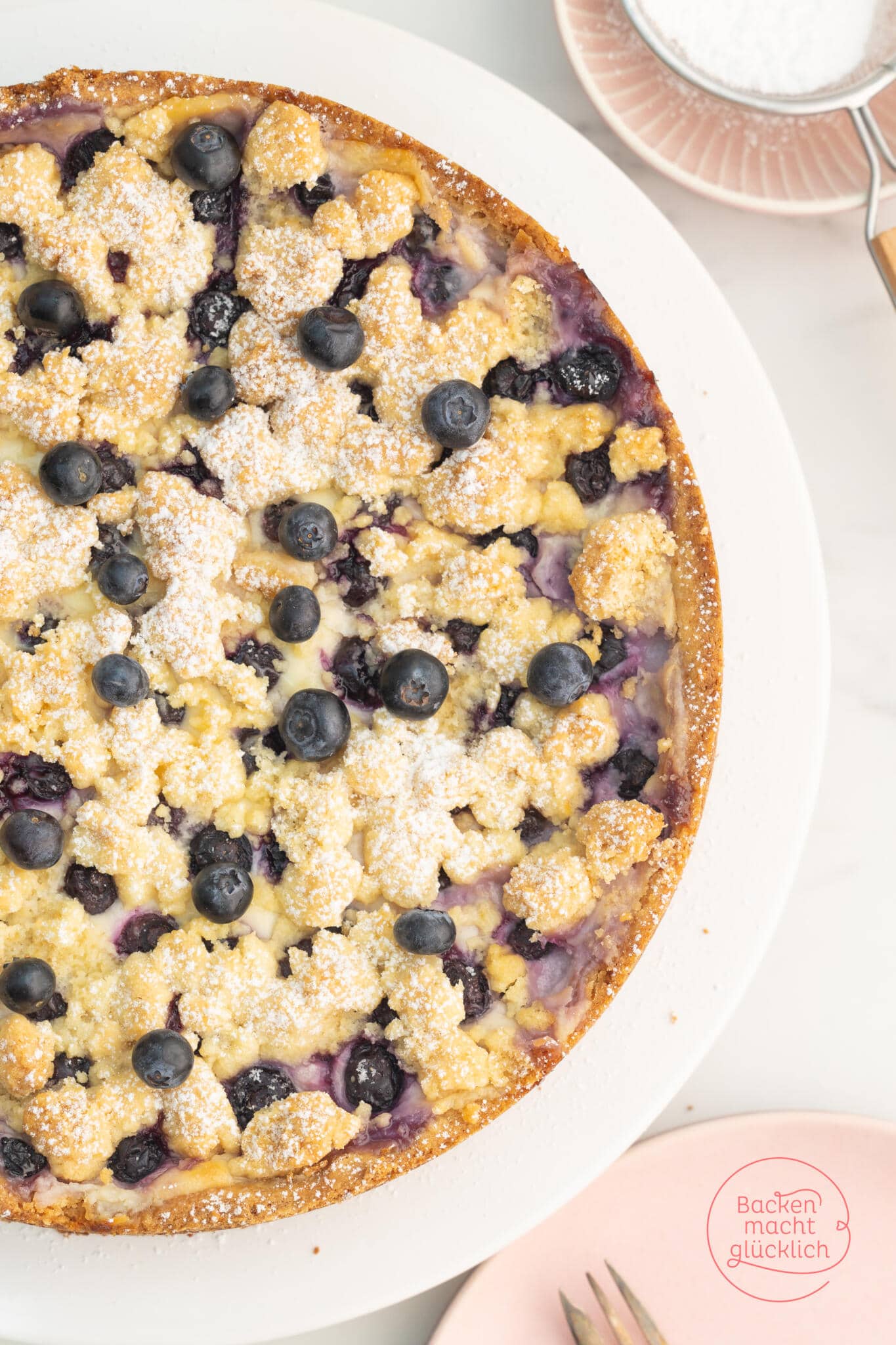 Blaubeer-Streusel-Käsekuchen
