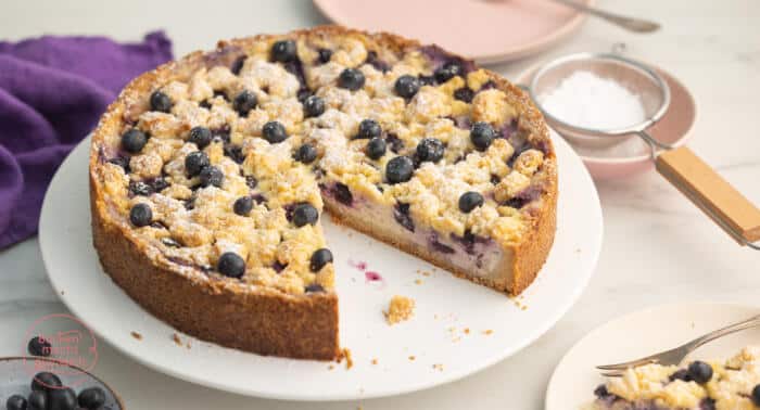 Blaubeer-Käsekuchen