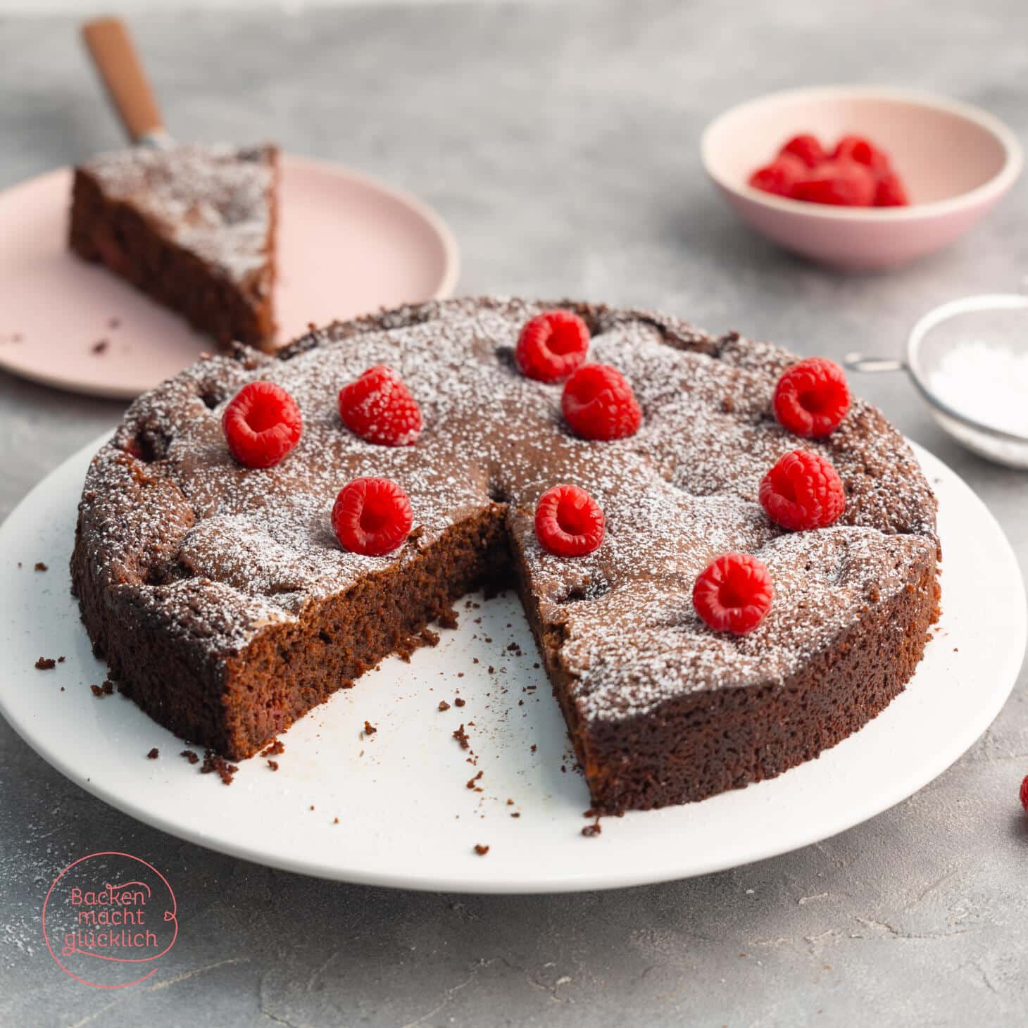 Himbeer-Schoko-Kuchen | Backen macht glücklich