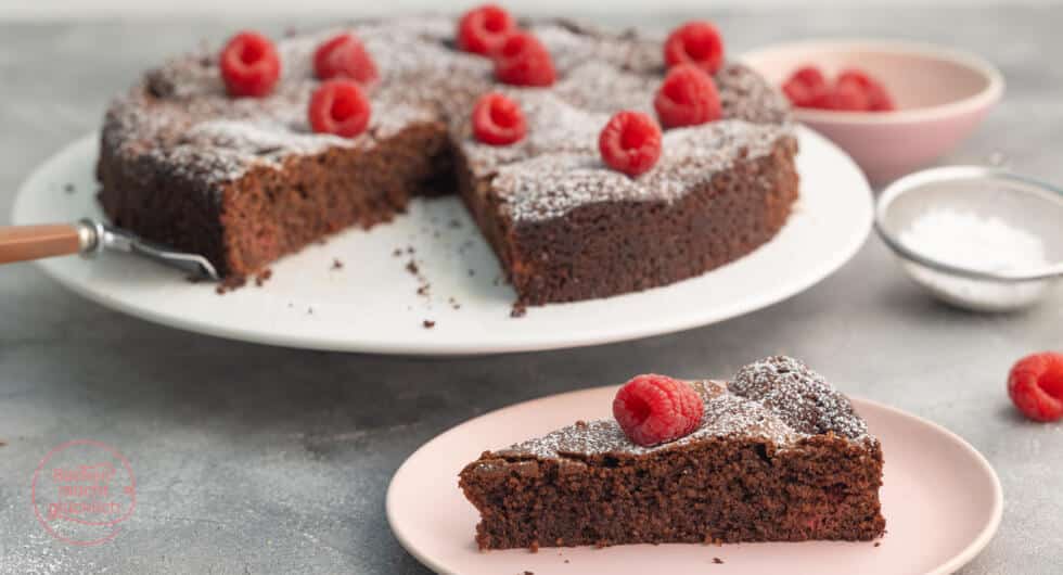 saftiger Schoko-Himbeerkuchen