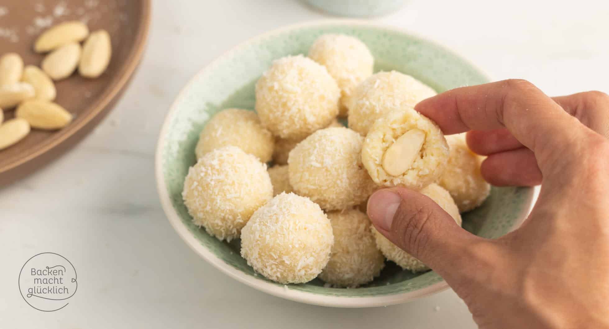 Kokoskugeln ohne Backen | Backen macht glücklich Kokoskugeln ohne Backen | Backen macht glücklich