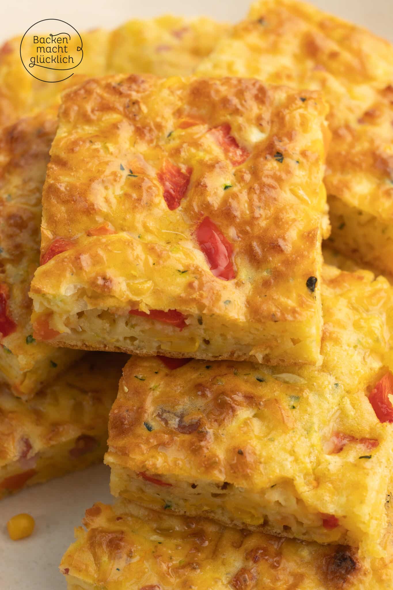 vegetarischer Gemüsekuchen Blech