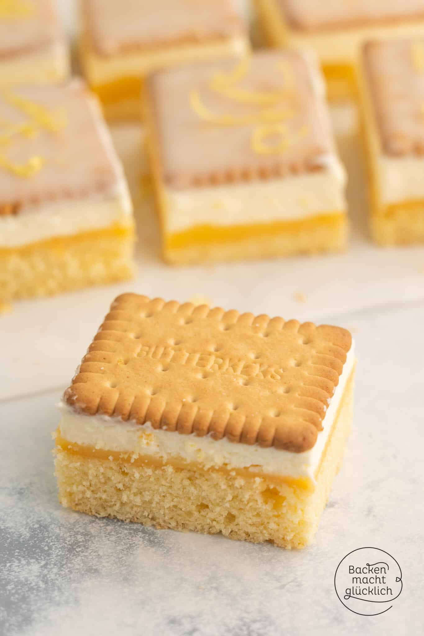 Butterkekskuchen mit Zitrone