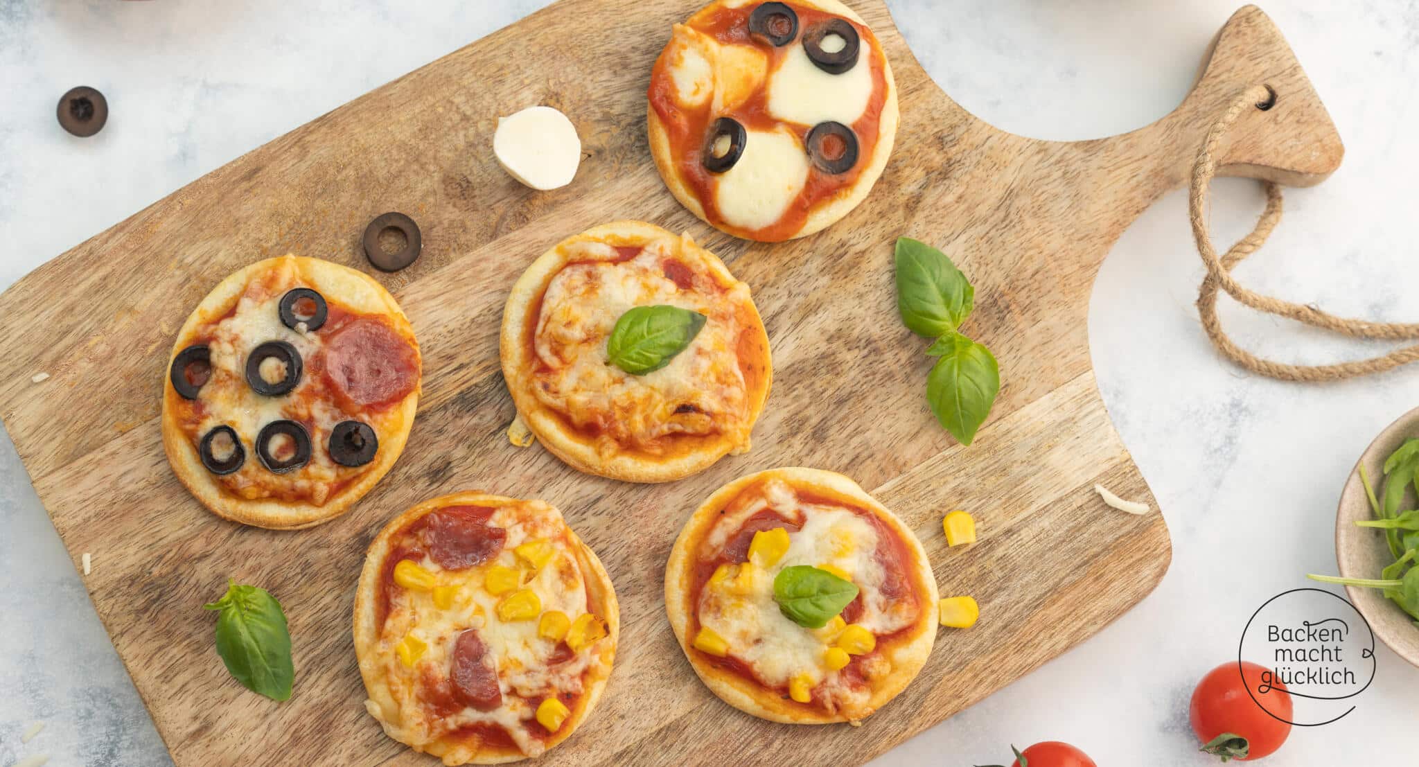 Mini-Pizzen Rezept