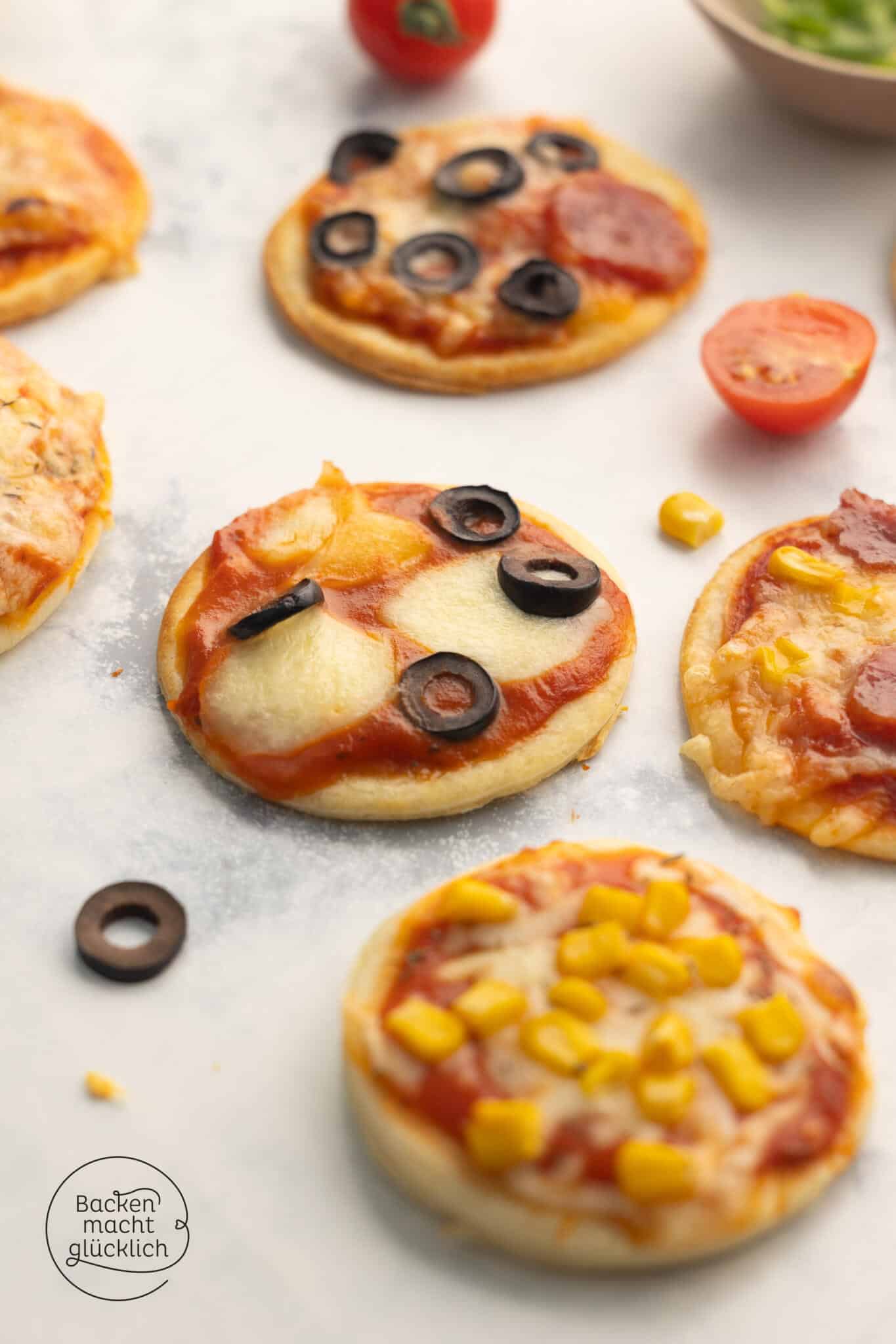Minipizzen selber machen