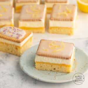 Zitronen-Butterkeks-Kuchen Blech