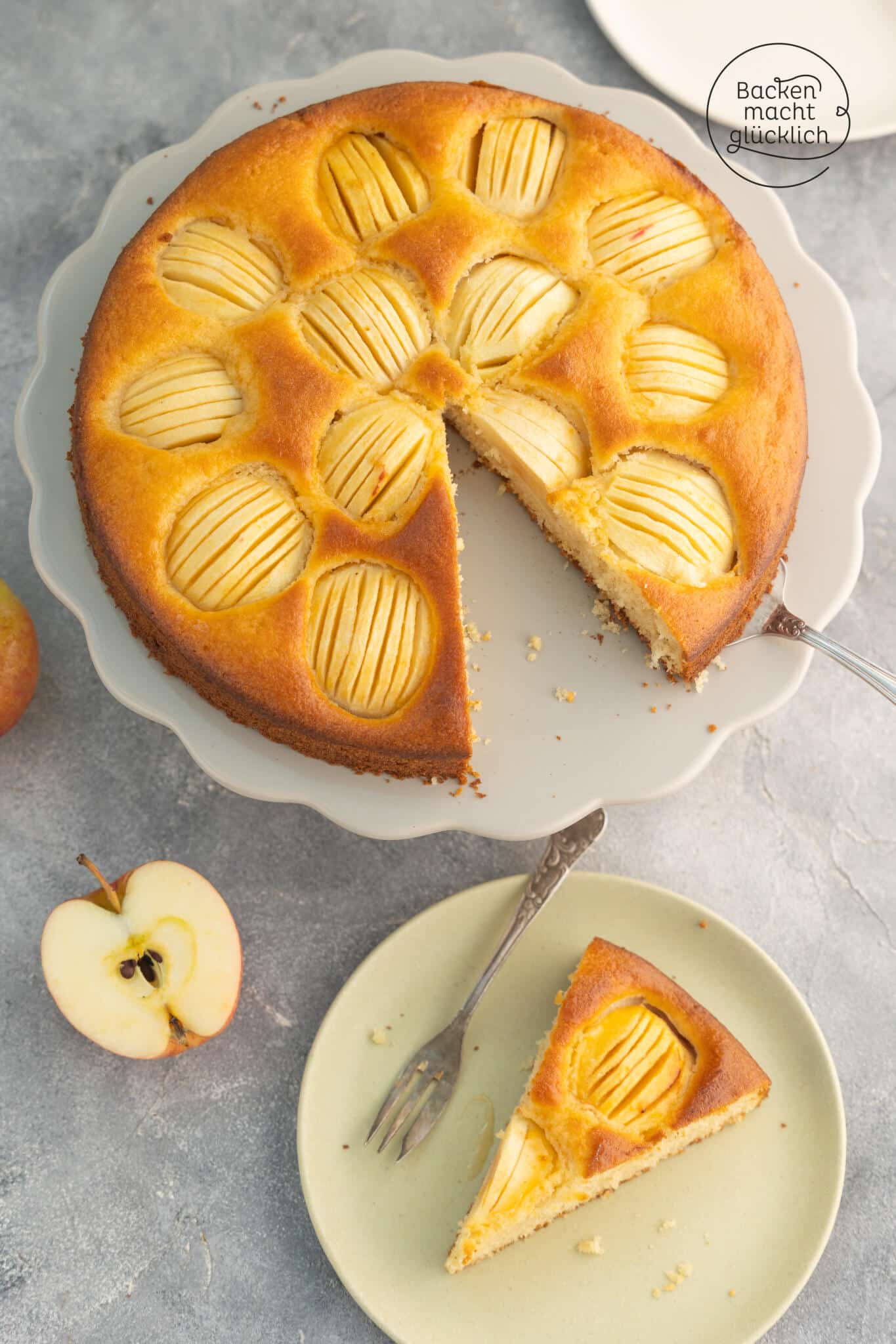 Apfelkuchen sehr fein