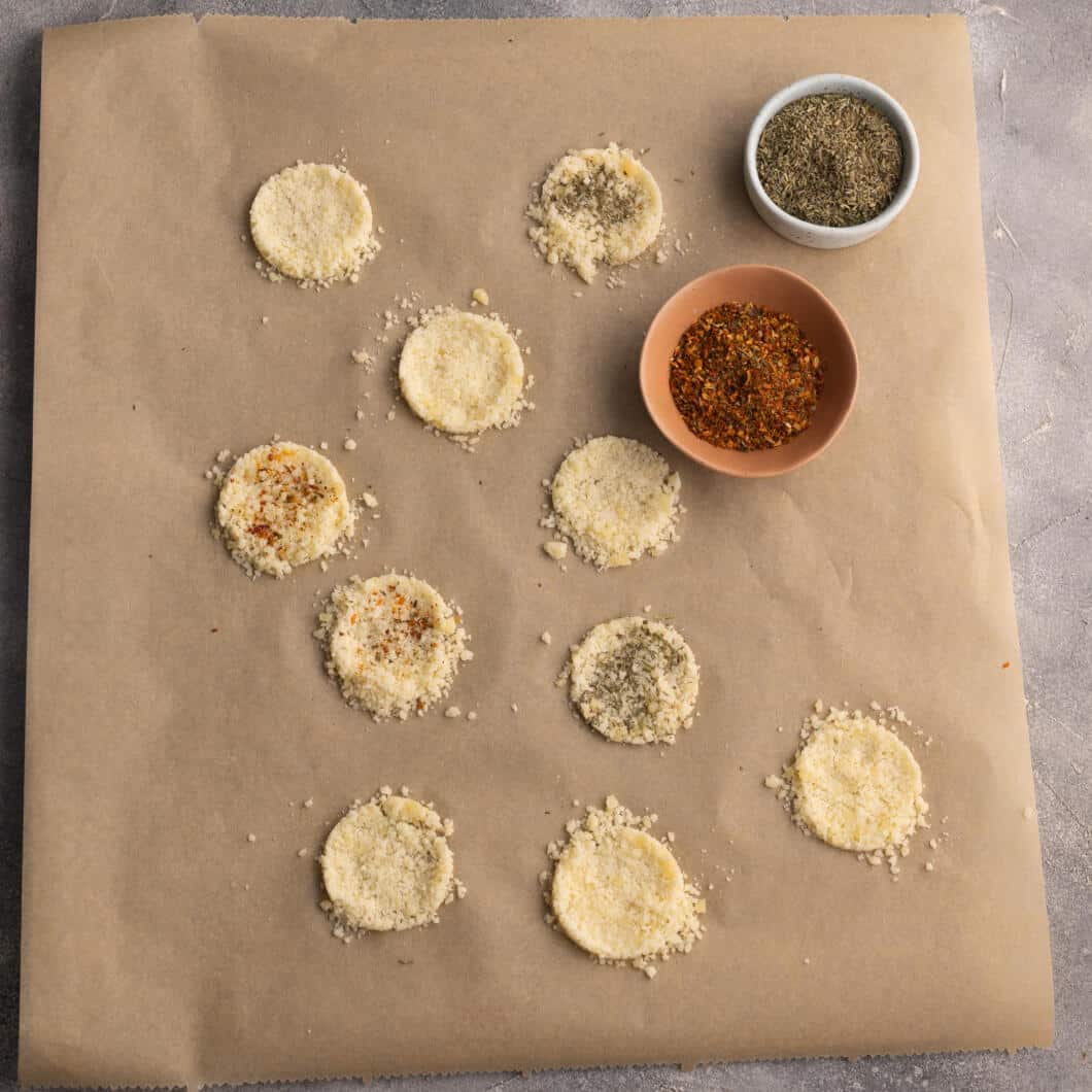 Parmesan Chips Zubereitung