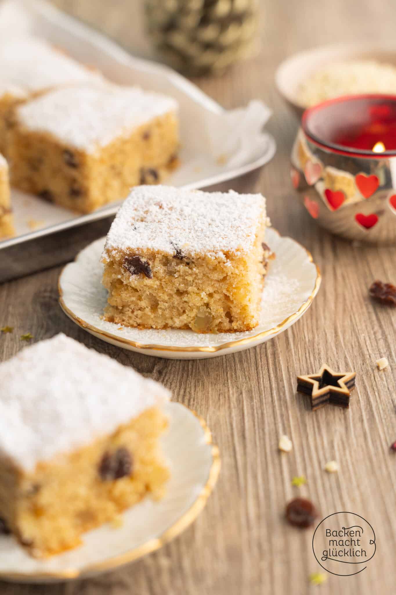 Stollenkuchen-Blech