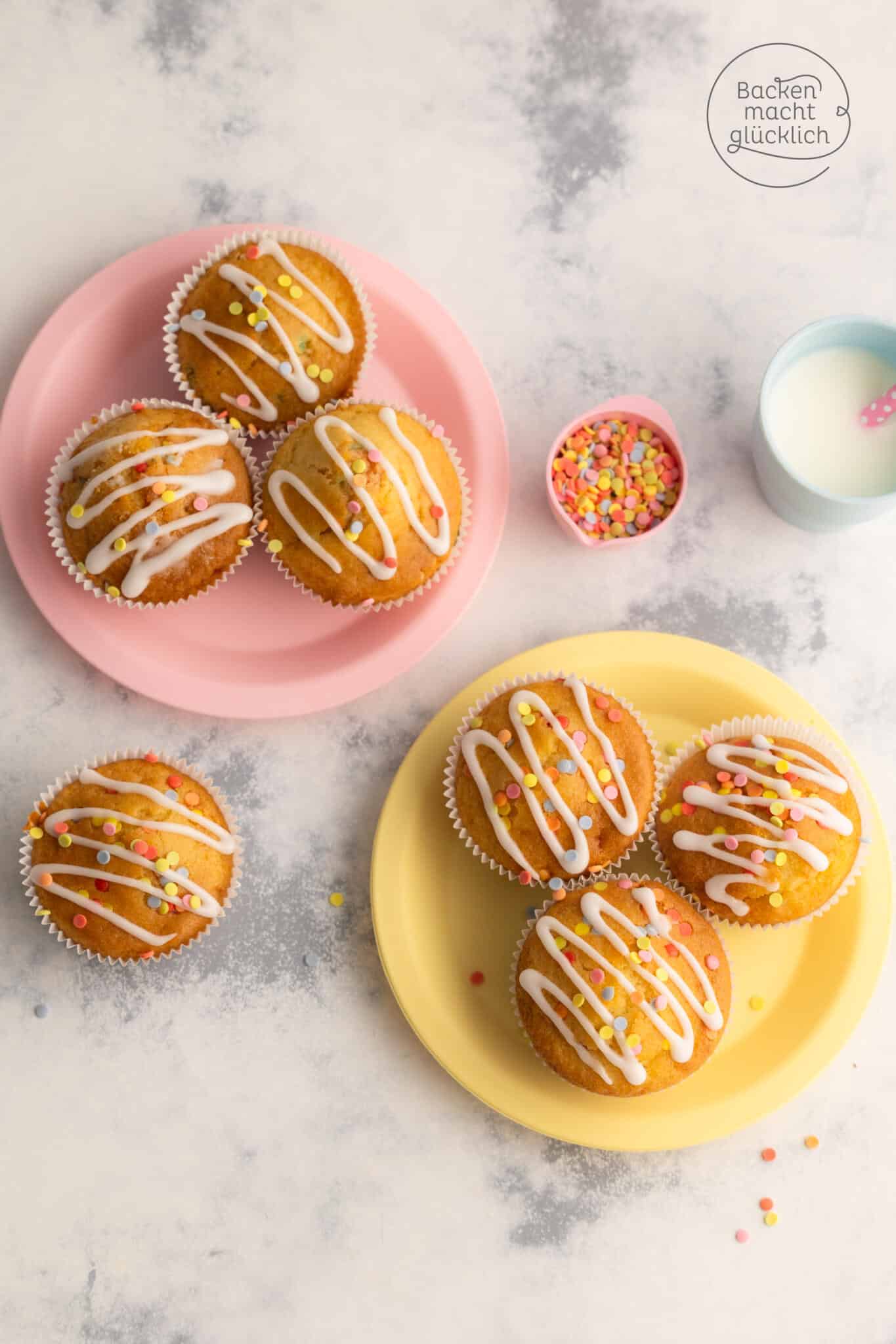 Konfetti-Muffins einfach backen