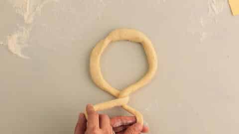 Laugenbreze Knoten