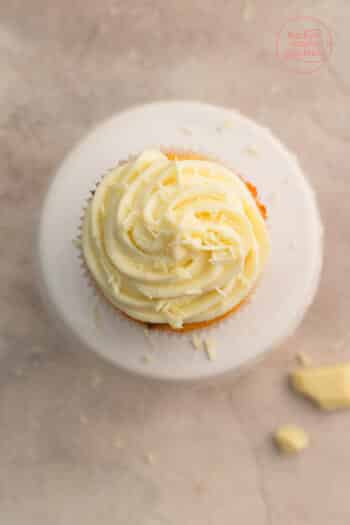 Weiße Schoko Cupcakes