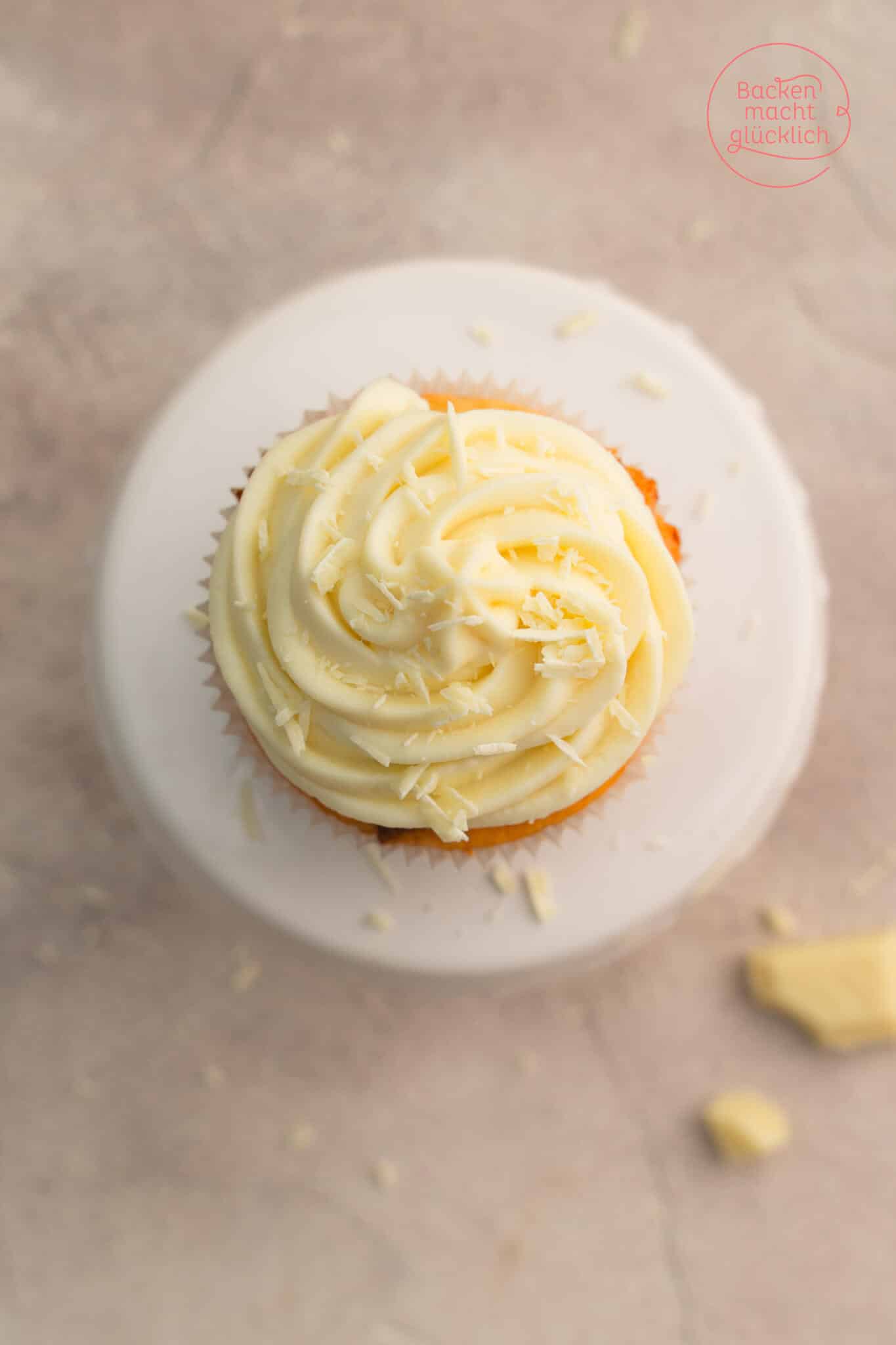 Weiße Schoko Cupcakes