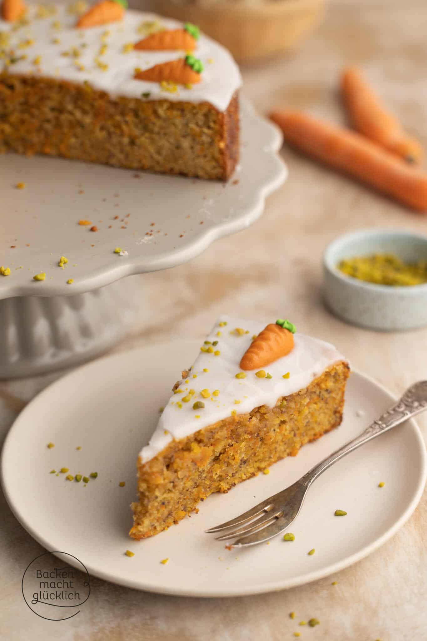 saftiger Karottenkuchen