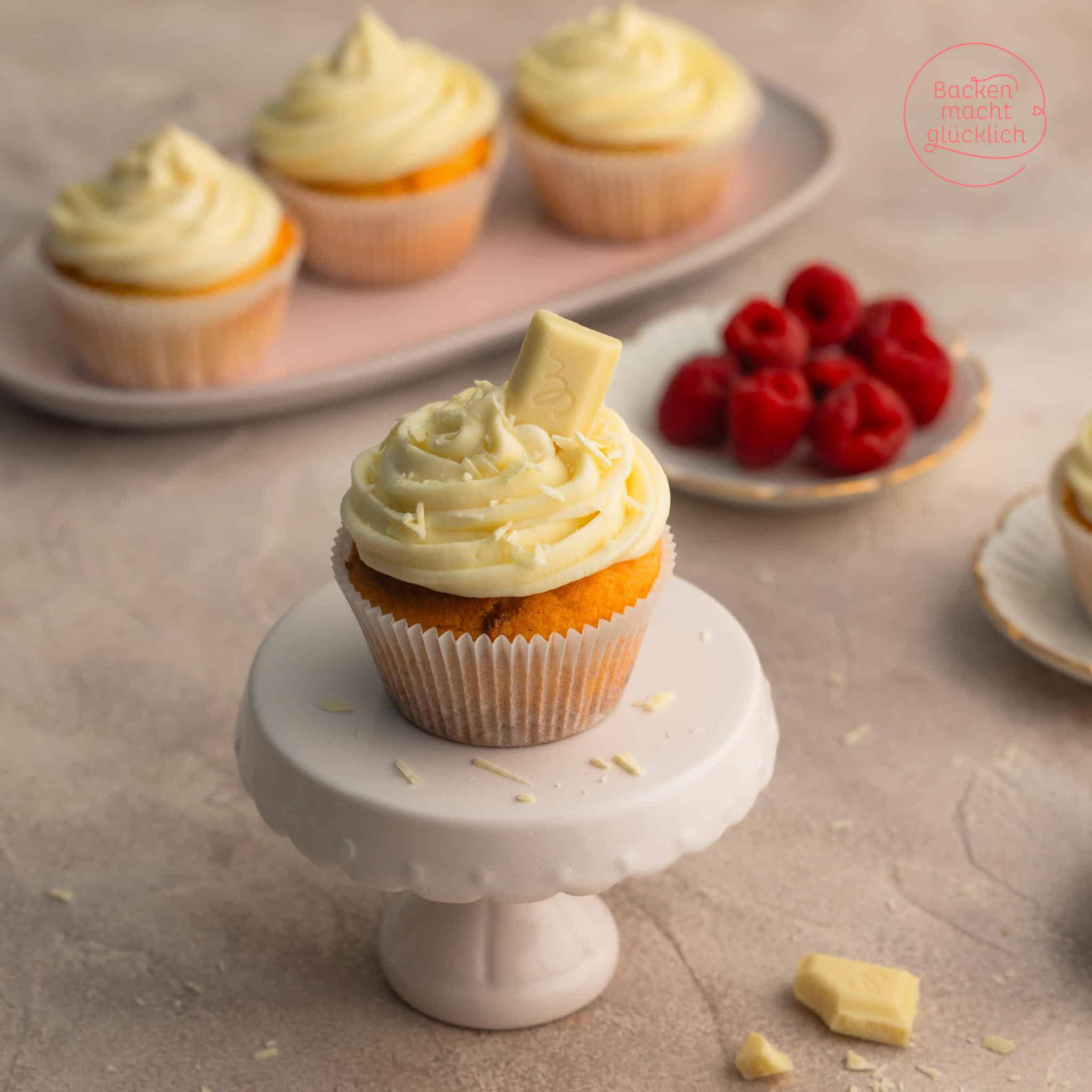 Weiße-Schokolade-Cupcakes