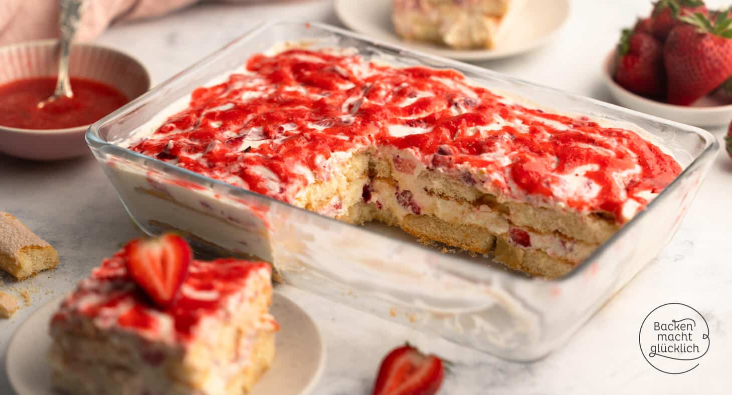 Erdbeer-Tiramisu | Backen macht glücklich