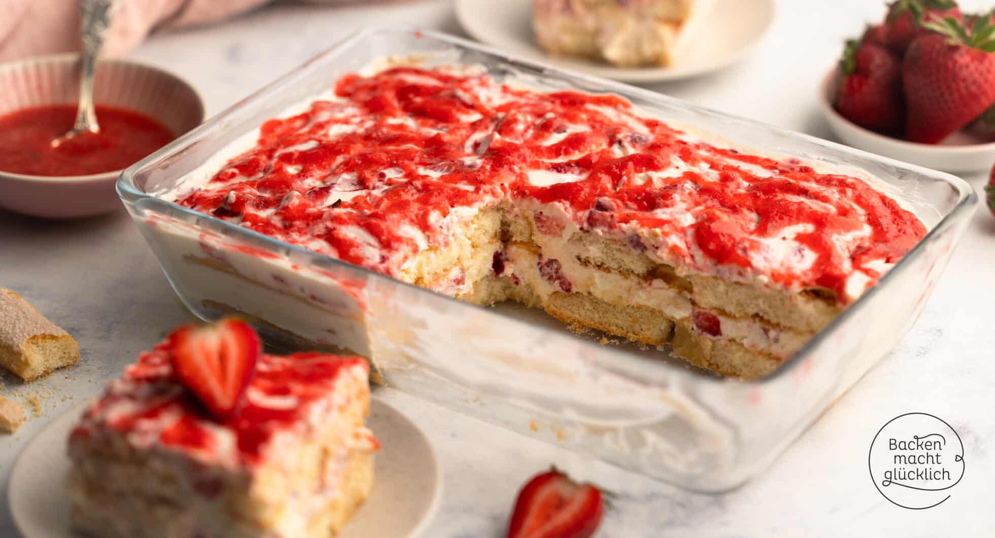 Erdbeer-Tiramisu | Backen macht glücklich