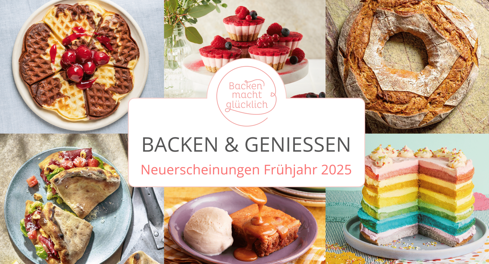 Neue Backbücher Frühjahr 2025
