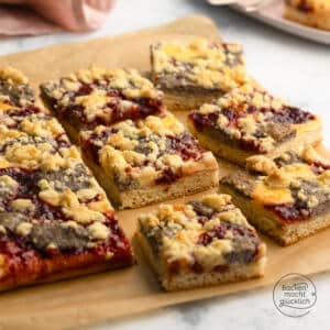 einfacher Kleckselkuchen Hefeteig
