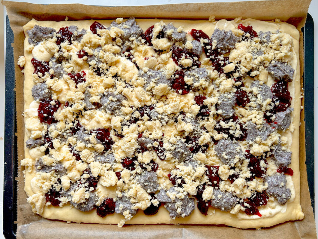 Kleckskuchen Streusel