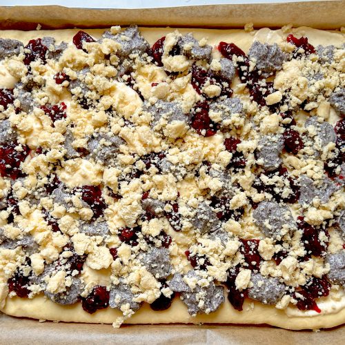Kleckskuchen Streusel