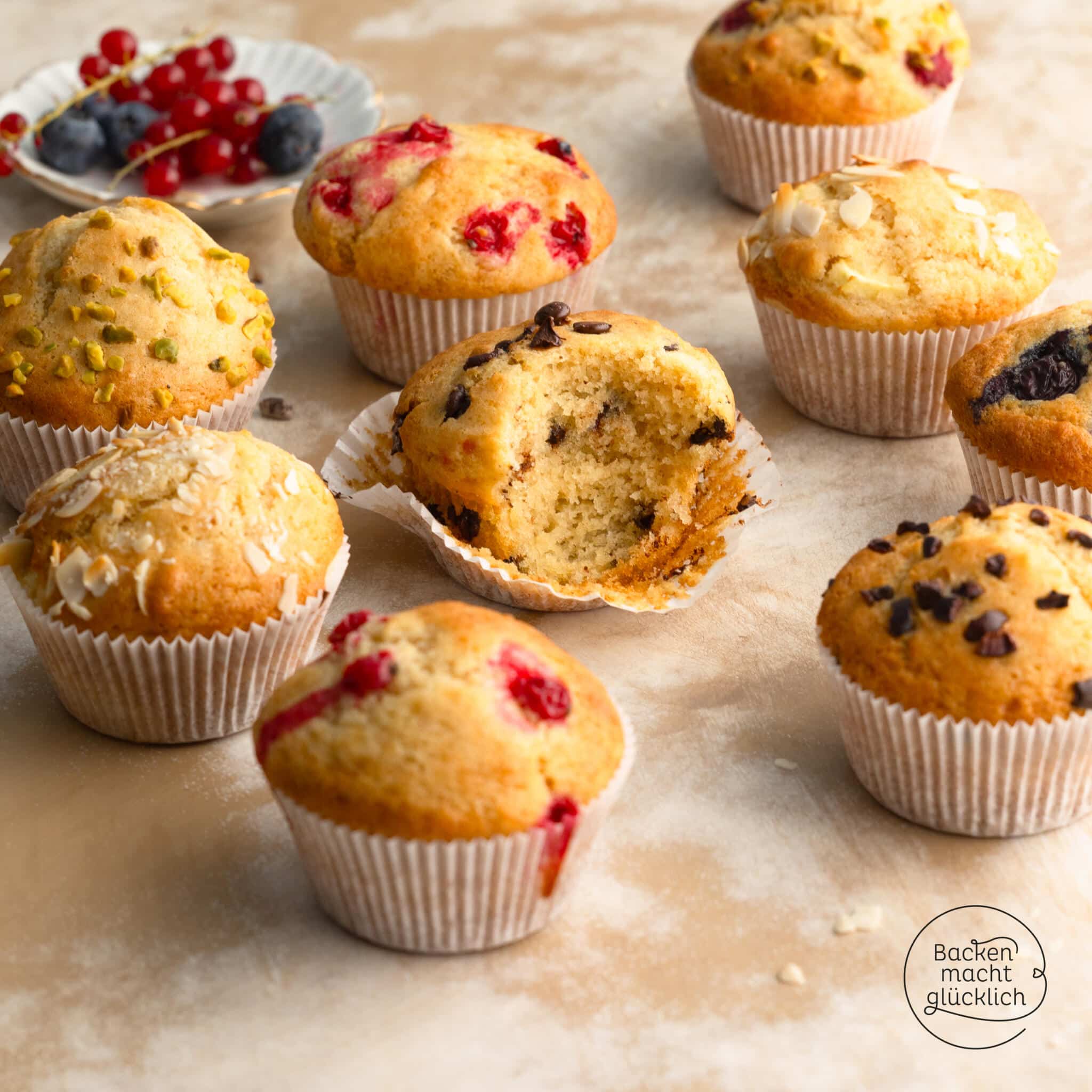Muffins Grundrezept